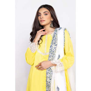 Traje Salwar Kameez de 3 Piezas en Algodón Teñido Dobby WGK-DBW-SP-2011 - Product Image 1