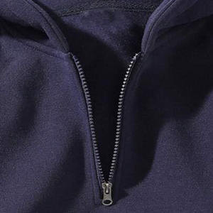 Sweat à capuche personnalisé pour femme, grande taille, 100 % coton, col montant, fermeture éclair intégrale, couleur unie, avec logo frontal, fabriqué au Pakistan - Product Image 3