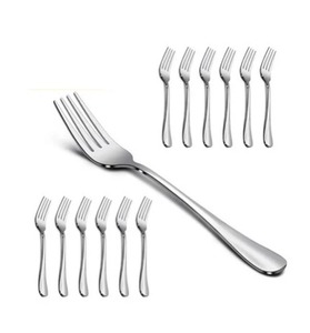 Factory Outlet Sale Cheap Price 6-inch Pastry <b>Dessert</b> <b>Fork</b> Eco-Friendly Stainless Steel Reusable Flatware Set for Kitchen - Product Image 1