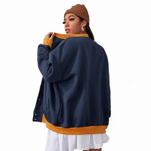 แจ็คเก็ตเบสบอลสำหรับผู้หญิง,มีหลายสีให้เลือกแจ็คเก็ตเบสบอลใส่สบาย - Product Image 6