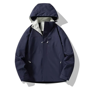 Veste de randonnée imperméable pratique pour hommes avec logo personnalisé Veste de pluie à séchage rapide Veste imperméable ou coupe-vent de qualité supérieure - Product Image 4
