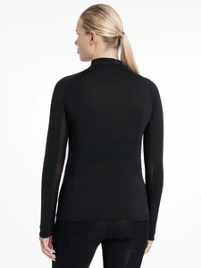 Estiramiento flexibilidad piel Mujer caballo base capas compresión ajuste manga larga Top con tela de secado rápido estiramiento de cuatro vías - Product Image 6