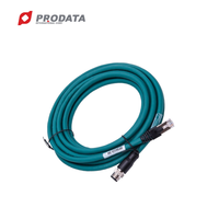 Connecteur d'alimentation M12, codage S, protection IP67, connexion à souder pré-moulée, utilisation automobile, marque PRODATA, câble étanche