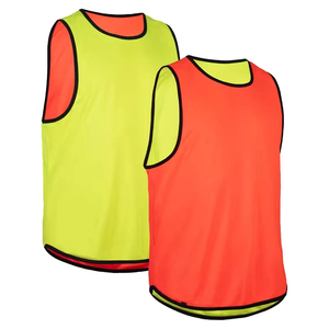 Reversible <b>Training</b> <b>Bibs</b> Vest Adult Unisex Sleeveless Round Neck Breathable Polyester Sports Mesh Soccer <b>Training</b> <b>Bibs</b> - Product Image 1