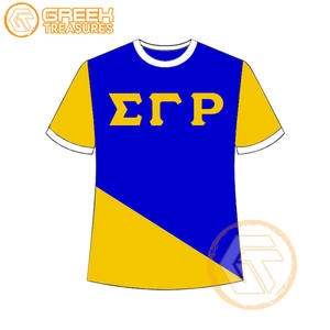 Vente en gros de t-shirt Sigma Gamma Rho pour femmes vêtements de sororité jersey de coton t-shirt respirant de haute qualité vêtements grecs pour femmes - Product Image 6