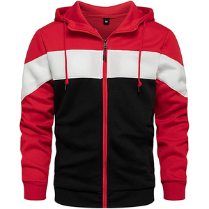 เสื้อสเวตเตอร์แขนยาวของผู้ชายเสื้อสเวตเตอร์พิมพ์ลายแนวสตรีทเสื้อมีฮู้ดแบบรูดซิปแบบปรับแต่งได้ - Product Image 5