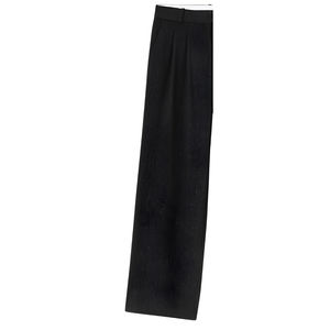 Pantalon de bureau décontracté élégant pour femme, en toile de haute qualité, mi-long, anti-rides, respirant, séchage rapide, 100% coton, longueur totale - Product Image 3