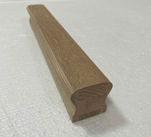 Pasamanos de Roble Blanco de Corte Preciso, 3600 mm de Longitud, con Ranura Antideslizante de 32 mm, para Escaleras de Viviendas - Product Image 4