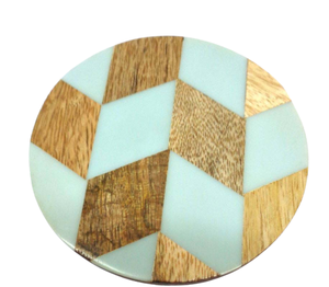 Posavasos de resina, juego de posavasos de resina de calidad, fabricante directo de la India, precio al por mayor, 4 piezas - Product Image 1