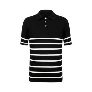 2025 Nueva camiseta Polo elegante para hombre, ropa informal ajustada, transpirable que absorbe la humedad para Polos cómodos para hombre - Product Image 2