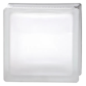 Blocco di Vetro Bianco Satinato Neutro Puro 190 X 190 X 80 mm Confezione da 6 Altri Prodotti in Vetro - Product Image 1