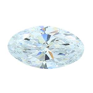 Diamant de laboratoire Moval 1 carat F VS2 certifié IGI, taille Moval, en vrac - Product Image 2