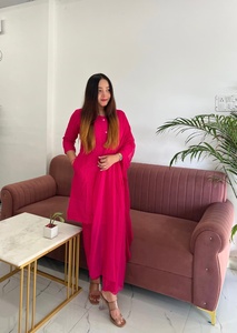 ชุดสูทผ้าฝ้ายปากีสถานสำหรับผู้หญิงสีสวยชุดสูทปากีสถานพร้อมทำจากผ้าฝ้ายแท้ชิฟลี - Product Image 4