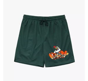 Pantalones cortos de gimnasio de malla estampados de secado rápido, transpirables, sólidos, a prueba de viento, personalizados, para hombre - Product Image 6