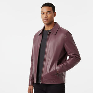 Veste de motard en peau de mouton véritable pour hommes fournisseur d'usine OEM en gros sur mesure vêtements d'extérieur élégants et durables chauds avant de moto - Product Image 6