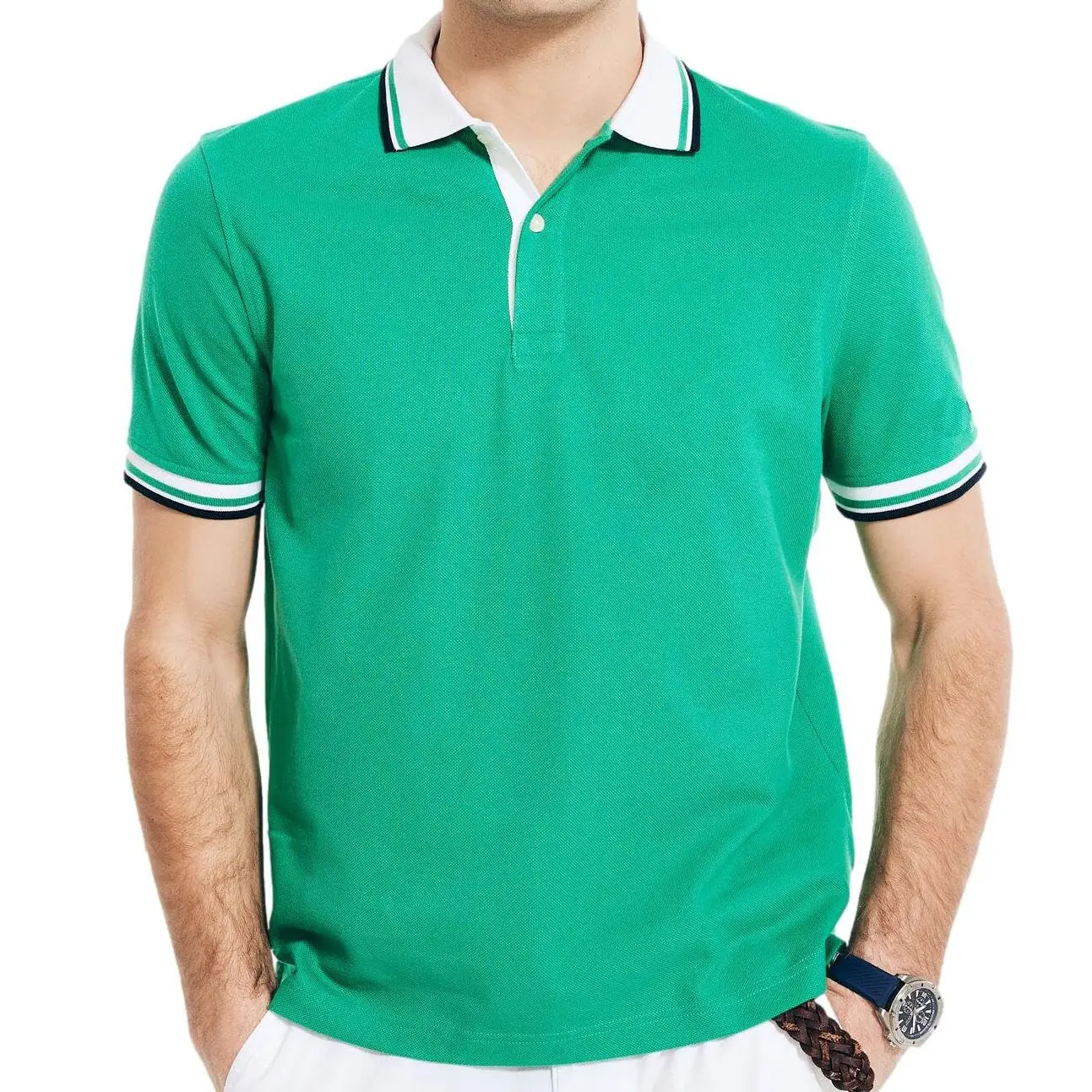 Großhandel günstiges Design bedruckt Mode Chef Golf Polo-T-Shirts Einheit Kurzarm individuelles Logo Stickerei Herren Polo-Shirts