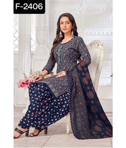 Colección atractiva de moda para mujer, traje paquistaní Sharara, diseñador Georgette, bordado, trabajo, vestido de algodón listo para usar con Dupatta - Product Image 1