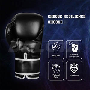 Gants de boxe professionnels en vente chaude, matériau durable, gants de boxe taille adulte - Product Image 6