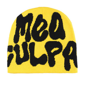 หมวกถักแจ็คการ์ดหมวกฤดูหนาวพิมพ์ลายโลโก้ตามสั่ง - Product Image 1