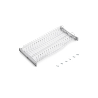 Emuca Escurridor de Platos para Unidades Altas Suprastar 600mm Módulo Acero Cromado Solución Almacenamiento Cocina