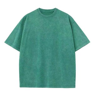 Camiseta de Verano para Hombre, Estilo Urbano, Lavado Ácido, Corte Regular, Ecológica, 100% Algodón, Tallas Grandes, Personalizada - Product Image 1