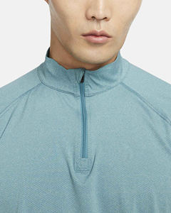 T-shirt à manches longues à col rond en polyester uni personnalisé avec logo pour homme et femme, impression par sublimation, dernière tendance 2024 - Product Image 4