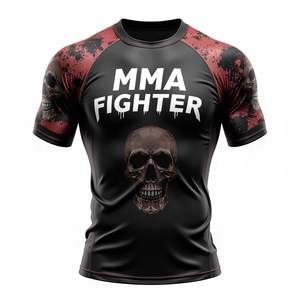 MMA sublimé Rash Guards respirant équipement d'entraînement pour Combat Sports Gym Workout Athlétique Performance Vêtements de gros - Product Image 4