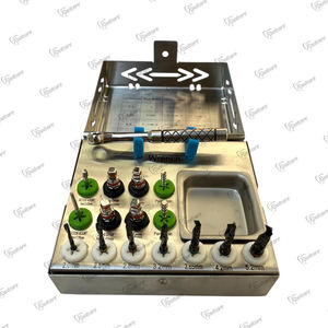 Kit Profesional de 16 Piezas para Cirugía Dental Rootcare, Fresas de Acero para Implantes, Kits de Fresas con Trinquete/Atornillador Hexagonal, Instrumentos Manuales - Product Image 2