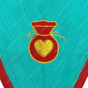 Masonic regalia Blue Lodge ASSR hospitable COLLAR ตำรวจ Freemason COLLAR ปักด้วยมือ - Product Image 2