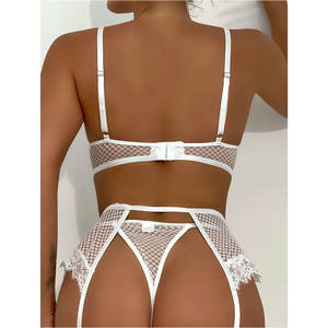 Top Tendance Babydoll Lingerie Erotische Floral Dentelle Plus La Taille Lingerie Robe De Nuit Vêtements De Nuit Transparent Sexy Lingerie En Vrac - Product Image 5