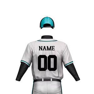 Uniforme de baseball pour homme 100 % polyester, design personnalisé, créez votre propre logo, uniforme de baseball à vendre - Product Image 5