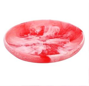 Bol et plat de service en résine d'articles de luxe - Passe au lave-vaisselle, design moderne européen personnalisable pour la maison et les fêtes - Product Image 4