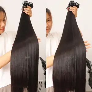 Miglior affare: 90cm 36 ''estensioni dei capelli umani Remy-osso dritto, cuticola allineata, prezzo all'ingrosso dal fornitore vietnamita