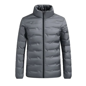 Hommes 2024 vente d'hiver modèles modernes mode veste rembourrée rembourrage brillant court hommes manteaux léger bouffant Parkas support - Product Image 3