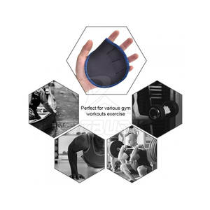 Coussin de poignée en caoutchouc néoprène confortable pour entraînement de gymnastique unisexe de haute qualité avec logo personnalisé, antidérapant, sécurité en haltérophilie pour le fitness - Product Image 3