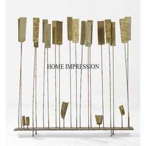 Escultura de diseñador de flores de tulipán pulidas brillantes con acabado de Color plateado fundido de aluminio para decoración de hogares y hoteles de la India - Product Image 3