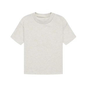 T-shirt de sport à col arrondi T-shirt surdimensionné Streetwear poids lourd 100% coton Boxy Fit T-shirt court pour hommes - Product Image 2