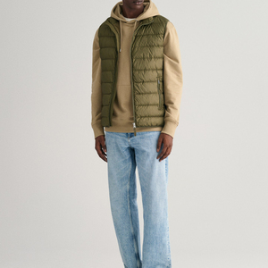 Offre spéciale, gilet en toile à bulles pour homme, col montant sans manches, imperméable et chaud en hiver, service OEM personnalisé - Product Image 6
