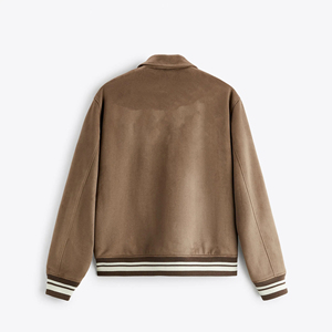 Veste de baseball Letterman College brodée sur mesure de haute qualité OEM respirant vente en gros pour hommes - Product Image 2