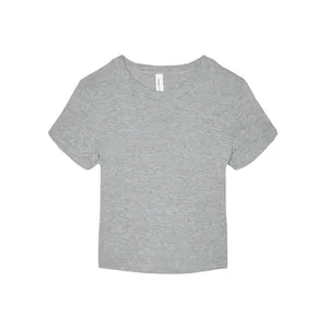 เสื้อยืดไมโครริบสำหรับผู้หญิงแบบสั่งทำพิเศษเพื่อการส่งเสริมการขาย - Product Image 5