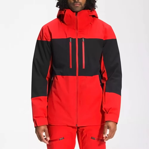 เสื้อแจ็คเก็ตสกีคุณภาพสูงสำหรับผู้ชาย กันลม กันน้ำ 10,000 มม. สีและขนาดปรับแต่งได้ บริการ OEM ชุดสกีและสโนว์แวร์ระดับมืออาชีพ - Product Image 6