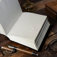 Magnifique carnet en cuir bleu avec motif soleil et lune en relief, 500 pages, carnet de croquis, organisateur, artisanat fait main du Rajasthan