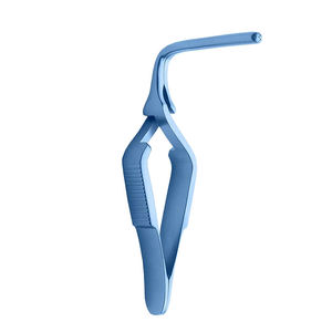 Pince chirurgicale Debakey Bulldog en acier inoxydable bleu de 6,5 pouces, qualité supérieure, Backhaus International BI-HR-5-1666 - Product Image 4