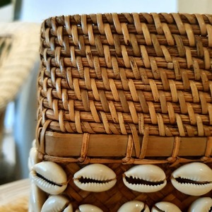 กล่องหวายลายเปลือกหอย กล่องเก็บของทำมือ เป็นมิตรกับสิ่งแวดล้อม ของตกแต่งบ้านจากธรรมชาติ ขายส่งจากเวียดนาม - Product Image 6