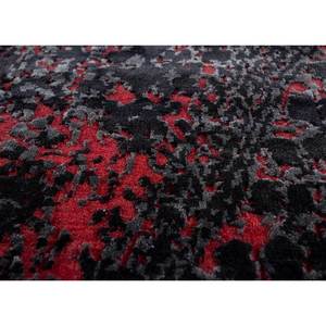 Alfombra Rectangular Kavi Gris y Negra, Tejida a Mano con Lana y Seda de Bambú, Diseño Abstracto para el Hogar, Pasillo, Habitación Juvenil, Modelo Esk-662 - Product Image 3