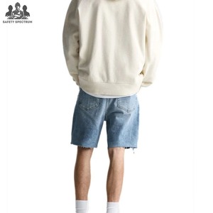Shorts en jean décontractés pour hommes, 100 % coton, de haute qualité, prix de gros, nouvelle collection 2025, respirants et à séchage rapide - Product Image 5