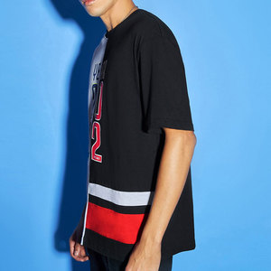 Men's High Quality Customizable O-Neck <b>Cotton</b> T-Shirt New Fashion Streetwear with Loose Fit Solid Color Oversize Woven Fabric - Product Image 2