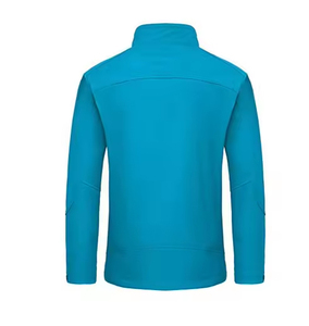 Chaqueta de bombardero Softshell para hombre, servicio OEM, tela de lona, cuello levantado, logotipo frontal, capucha, a prueba de viento y transpirable - Product Image 3