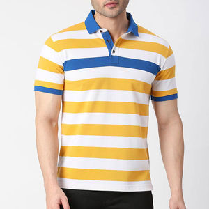 เสื้อยืดผู้ชายผ้าฝ้าย100% น้ำหนักเบาแห้งเร็วผ้าถักสวมใส่สบายลายสีพื้นสไตล์สตรีท - Product Image 1