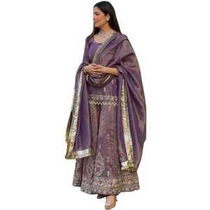 2026 Special New Designer Lawn Suits Ladies Embroidered Handmade Luxury Shalwar Kameez Pleat Rhinestone Wholesale ODM - Product Image 1